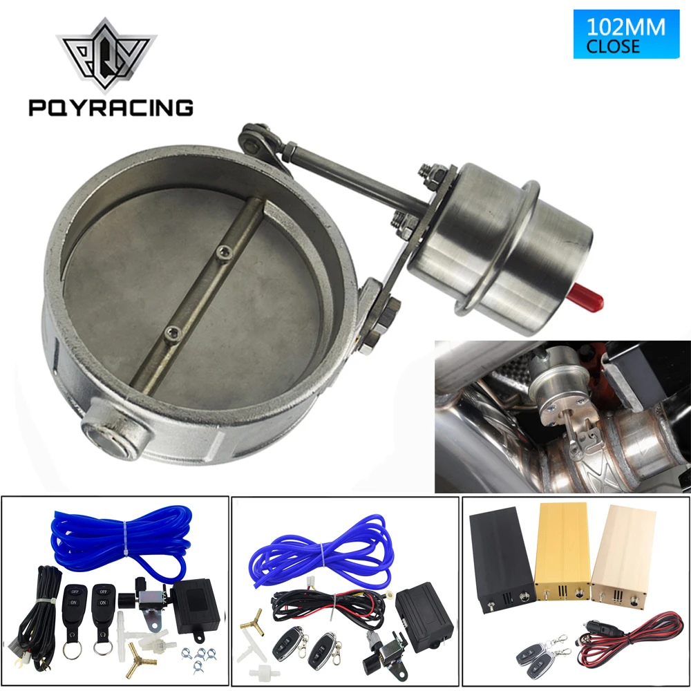 

PQY - NEW vacuum Activated Exhaust Cutout 4'' 102MM Close Style with Wireless Remote Controller Set PQY-ECV06+ACC