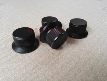 

Diameter 45mm High 25mm Audio Amplifier Potentiometer Knob Volume Potentiometer Knob Black All-aluminum Solid Volume Knob