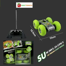 Free Shipping Rc All Terrain Stunt Racing Car 2.4GHz RC Cars Bouncing Flexible Wheels Remote Control SUV Car Inflatable tyres