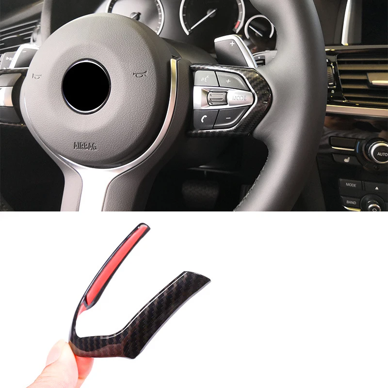 Углеродное волокно для Bmw F20 F22 F21 F30 F32 F33 F36 F06 F12 F13 X5 F15 X6 F16 украшение рулевого колеса