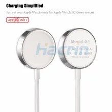 Hacrin For Apple Watch Charger 1m/3.2ft Magnetic Wireless Charging USB Cable Adapter Charge for Apple Watch 2 3 38mm/42mm
