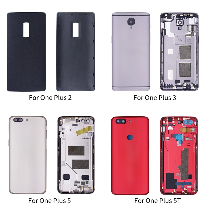 Крышка батарейного отсека для OnePlus 1 + A2001 A3000 A5000 A5010 задняя крышка корпуса 2 3 5 5T |