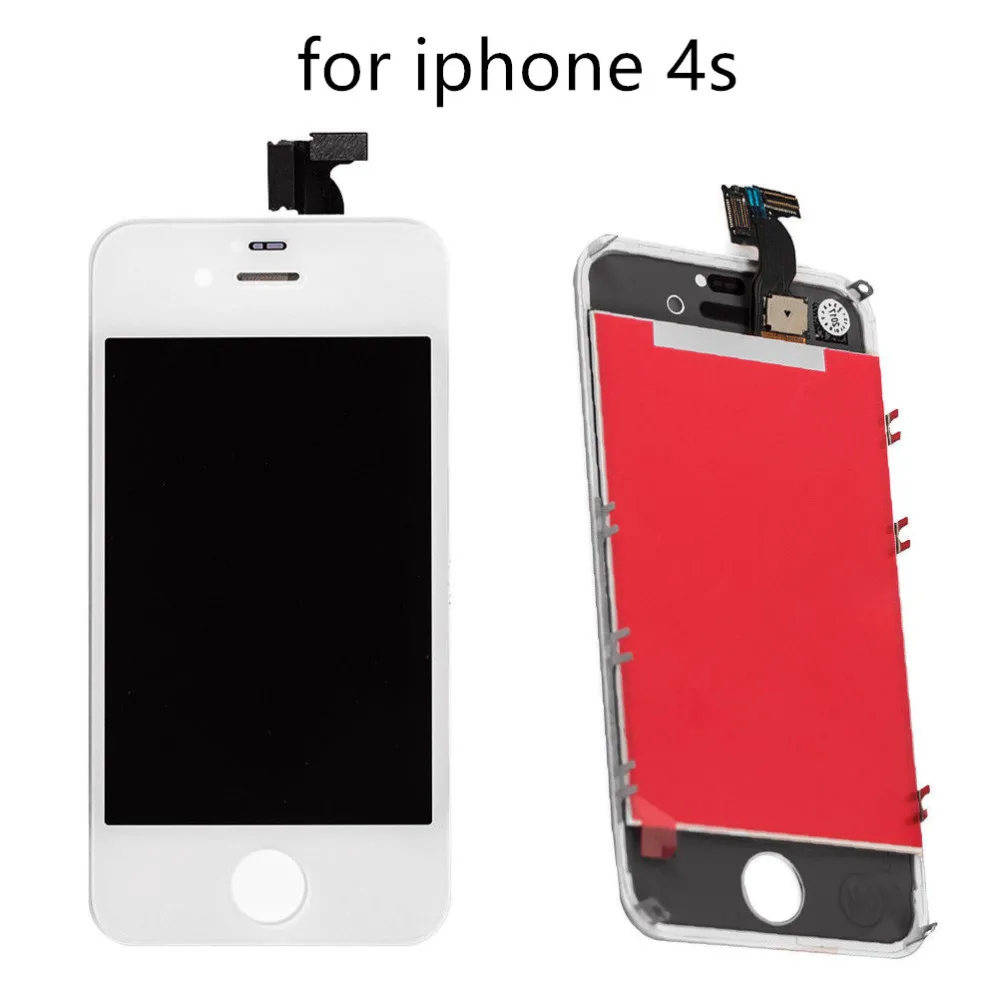 Для iphone 4S 4 GSM CDMA A + ЖК дисплей для сенсорный экран сборка дигитайзер Pantalla|Экраны