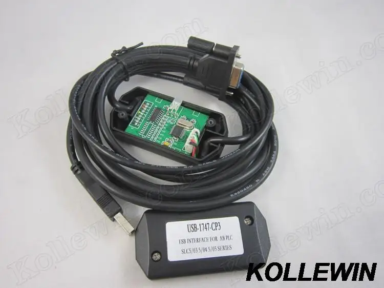 USB-1747-CP3 USB адаптер для кабель программатора A-B SLC 5/03, 5/04, 5/05 PLC USB-1747CP3 USB1747CP3 USB 1747 CP3 Поддержка win7/win8