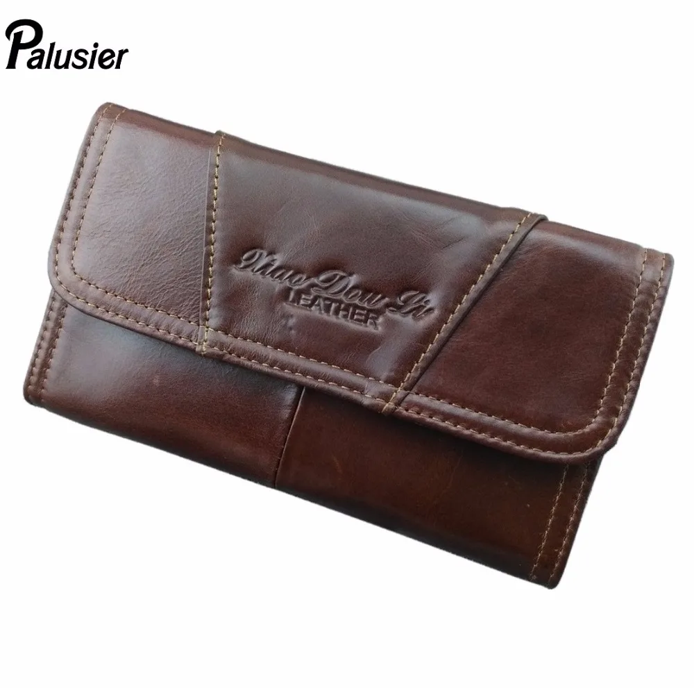 

Casual Men Genuine Leather Waist Pack Fashion Retro Oil Wax Cowhide Wallet Belt Loops Hip Bum Bag Purse Phone Pouch