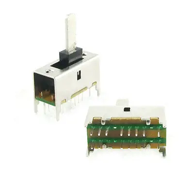 5x15 мм высокая ручка 16 Pin 3 позиции 4P3T PCB вертикальный скользящий переключатель 0.5A 50