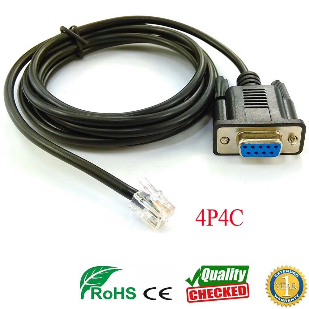 Buy db9 rs232 serial cable to rj9 4p4c for servo cdhd