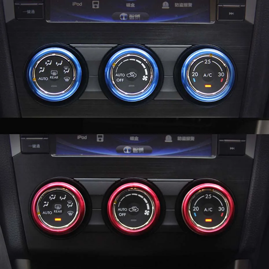 3pcs Button Subaru Impreza AC Heater Climate Control Switch Panel Buttons For Subaru WRX STI Forester XV Crosstrek (7)