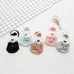 Для женщин носки Повседневное Kawaii/Хлопковые Кот Мода носок удобно Повседневное носки Harajuku Сокс Dorpshipping одежда # W