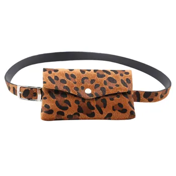 Leopard Multiple Use Belt Purse Hand Free - Don Shopping