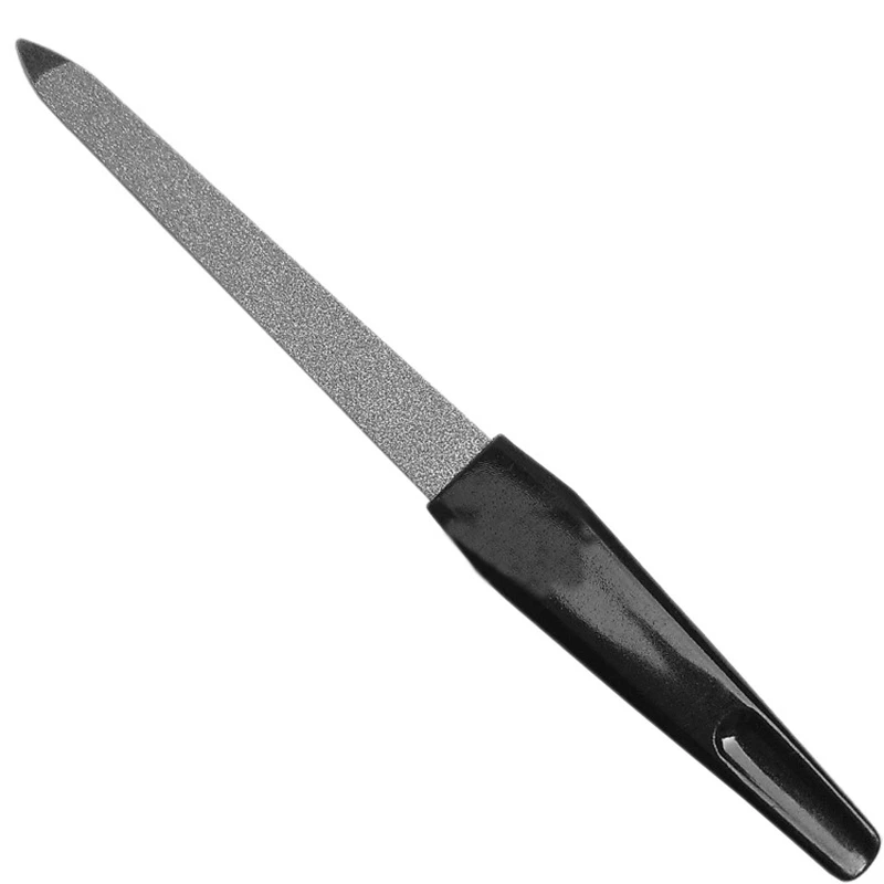 

Double-Sided Nail File Abs+Steel Sandblasting Polishing Professional Nail Manicure