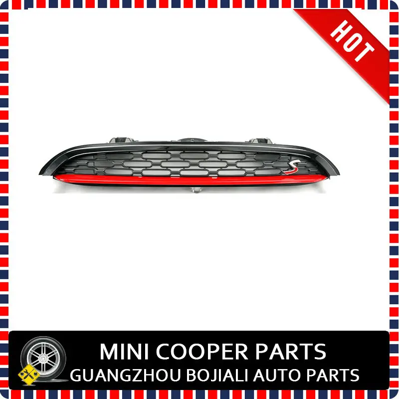 

Brand New ABS Plastic UV Protected Mini Ray Style Red Color Front Grille Cover For 2016-on mini cooper S F54 (1Pcs/set)