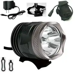 3500LM 30 W серебро Цвет UniqueFire 3 * Cree XM-L U2 3 режима светодиодный велосипед света и головной фонари включают 8,4 V 4*18650 Батарея Pack