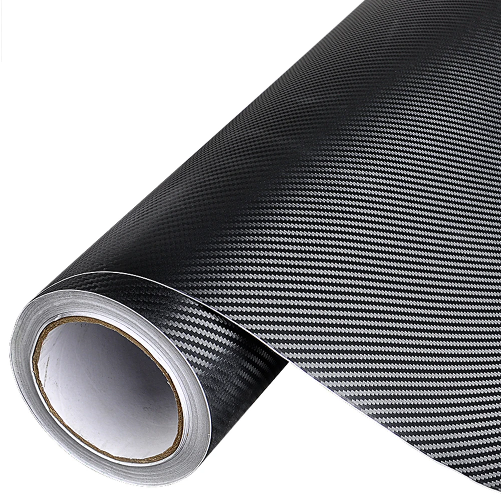  200cmx50cm 3D Waterproof Carbon Fiber Vinyl Film DIY Car Stickers And Decals Wrap Sheet Roll 11 Col