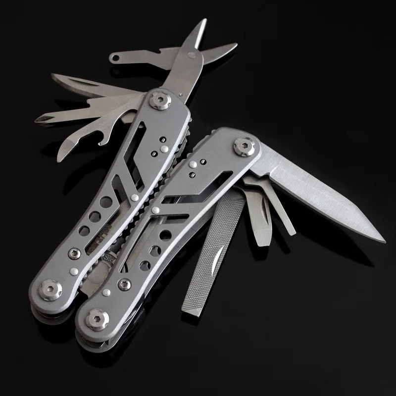 متعدد الوظائف للطي scredriver بت أدوات ذو طيات edc جيب multitool بقاء الجمع موضوع التخييم سكين