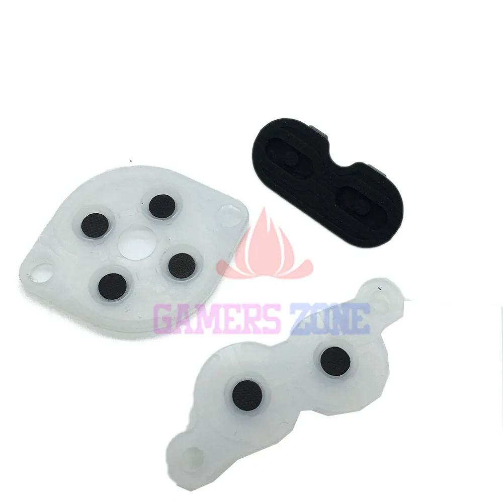 

2 Sets of Silicon Rubber Replacement Parts for NES FC Controller Joy Pad
