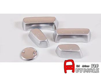 

For LEXUS NX200T NX300H 2015 ABS Chrome Car seat adjustment button Matt cover 5pcs car accessories