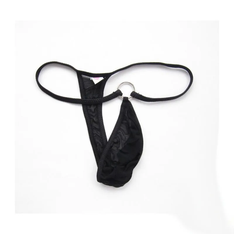 Mens Penis Pouch Underwear Briefs Thongs And G Strings Gay Cock Ring Male Sexy g-String Sex Clothes Erotic Homens NS012#01 (2)