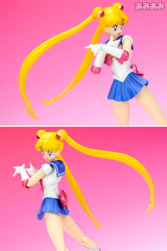 Японское аниме "Pretty Guardian Sailor Moon" Оригинальная фигурка BANDAI Tamashii нация СВЧ/S. H. Figuarts-Сейлор Мун