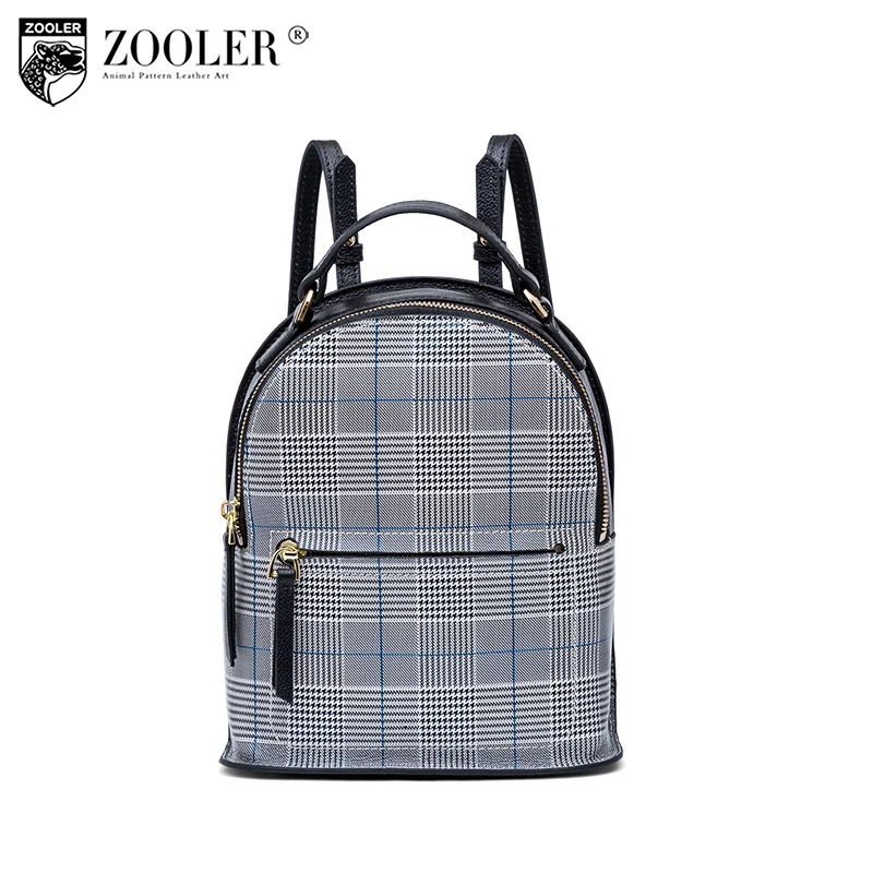 

ZOOLER 2018 serials bags women leather backpack Wool &genuine leather bag versatile hot travel bag for lady bolsas tote B239