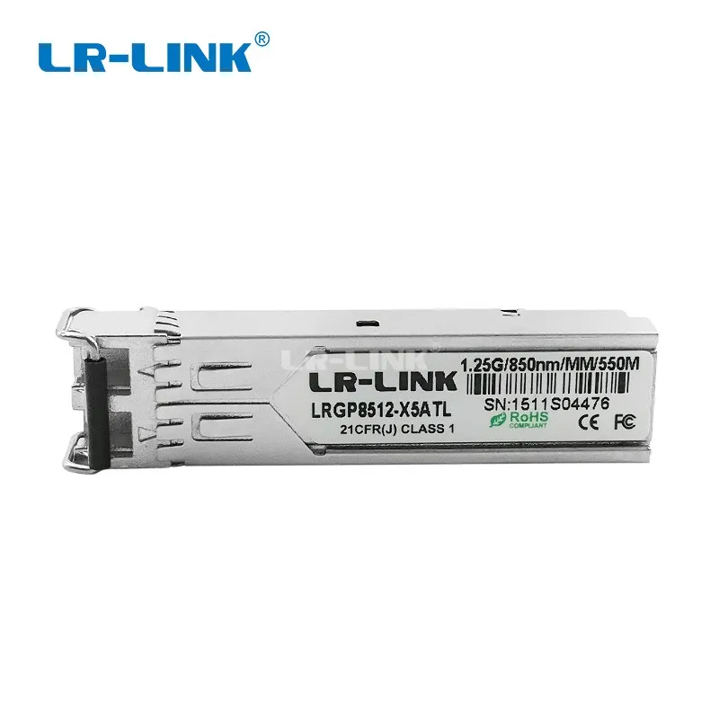 

LR-LINK 8512-X5ATL LC Connector gigabit DDM MM Multimode SFP Module 850nm 550m 1.25Gb Fiber Optical Tranceiver cisco compatible