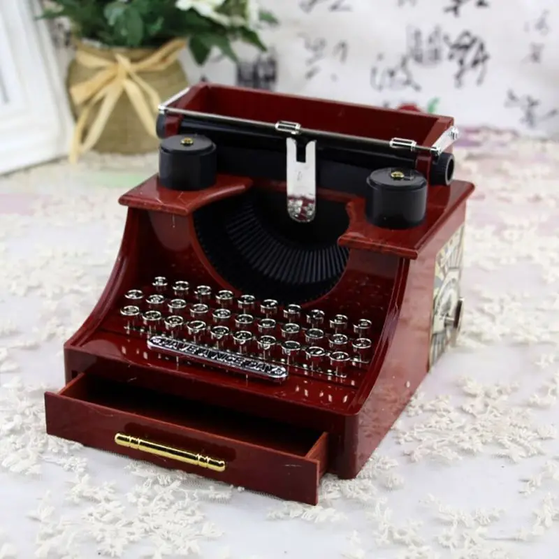 Retro Kids Classic Exquisite Quality Typewriter font b Music b font font b Box b font
