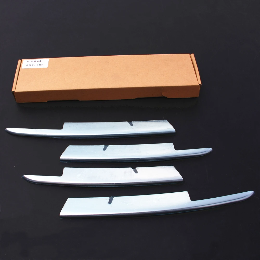 Car Grilles Moulding 4pcs Front Grille Molding Garnish Trim Lower for Mazda 6 Atenza 2015 -