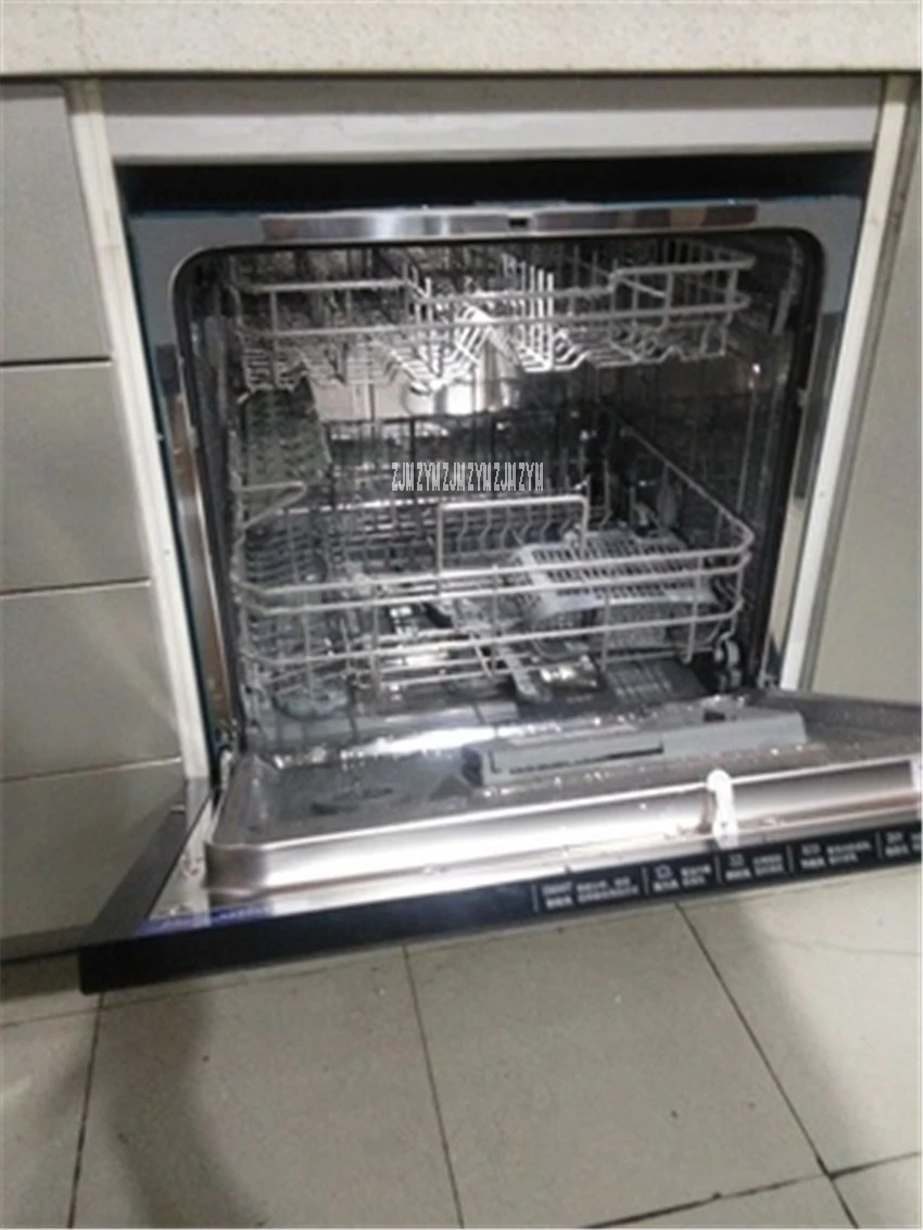 Интеллектуальный WI-FI автоматический посудомоечная машина стерилизации сушки экономии энергии и воды Washdisher встроенный WQP8-W3908T-CN