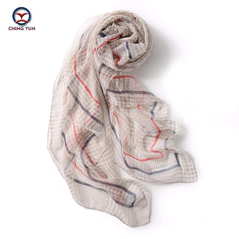 

CHING YUN Style Spring And Autumn Scarf FemaleSmall Birds Especially Yarn Large Yarn Shawl Resort Summer Sun Beach Towel Small