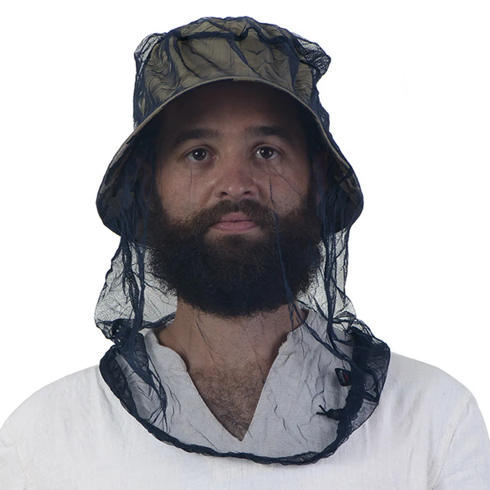 Mosquitoes Head Helmet Net Insect Resistant Mask Insect Net Head Net