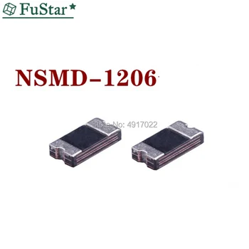

50Pcs 1206 NSMD 120mA 0.12A 8V 12V 16V 24V 48V 30V Recoverable Fuse SMD Resettable Fuse PPTC PolySwitch Self Recovery Fuse Hot