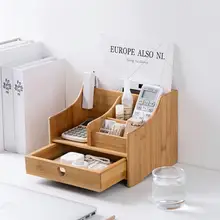 OTHERHOUSE деревянный Сумочка для макияжа, косметичка коробка для хранения с ящик Рабочий стол Полка для хранения различных вещей органайзер для ювелирных изделий контейнер