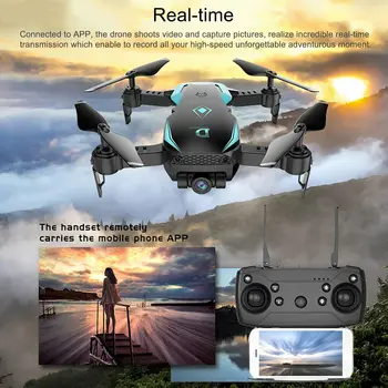 

0.3mp Drone X12 4CH RC Foldable Drone Quadcopter Altitude Hold with Wifi Camera Optical Flow Positioning FPV RC Drone