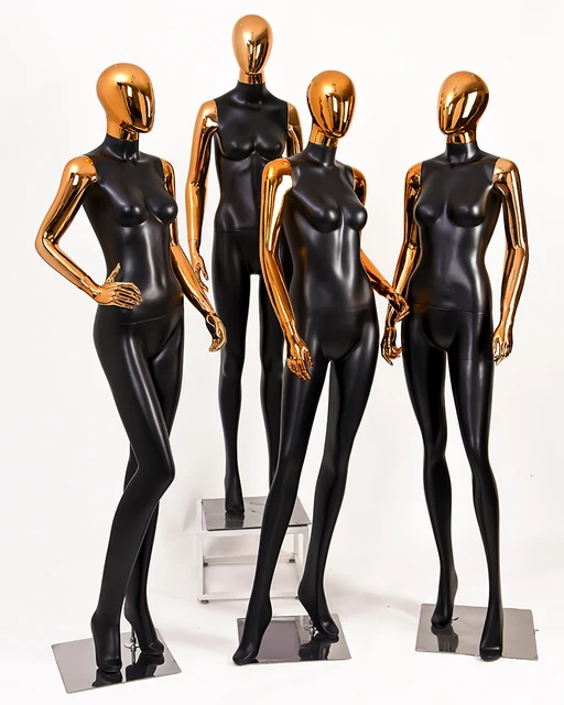Maniquí femenino realista de cuerpo completo, estante de exhibición de ropa  de mujer de tienda de