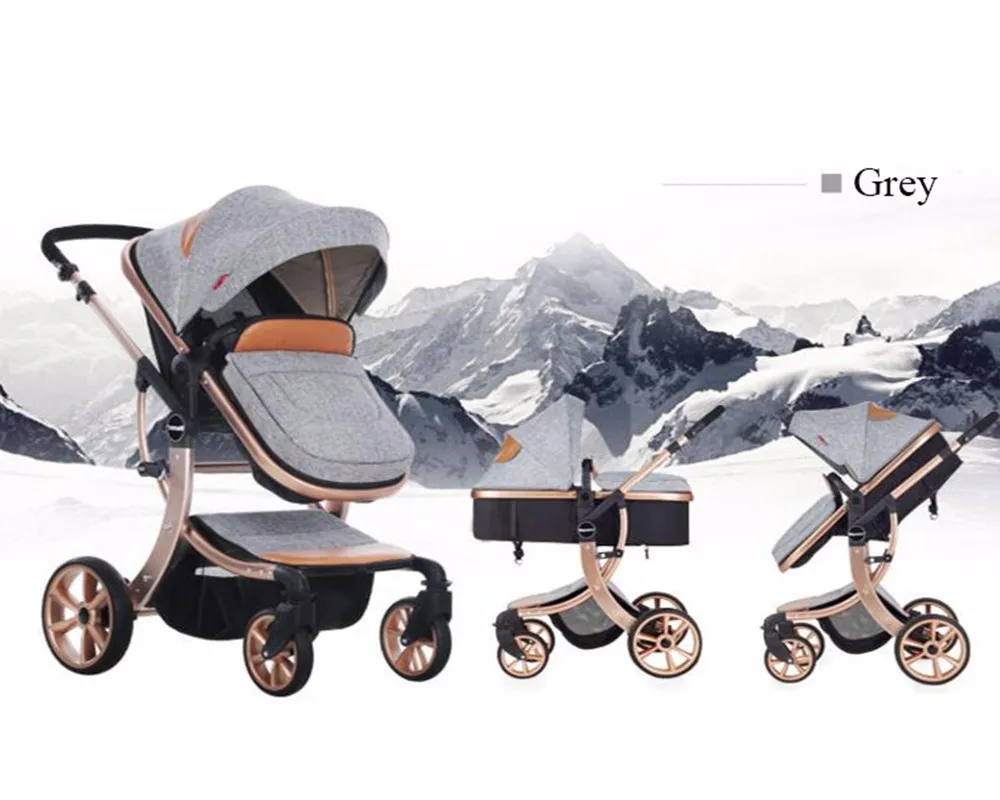 Carrinhos de Bebê Carrinho de Bebê Leve e Portátil de Alta Carrinho de Viagem Carro de Quatro Belecoo Presente Estoque Paisagem Passeio Temporada 4 Cheap stroller portable