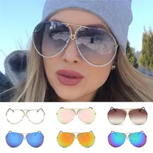 New Fashion Sunglasses Women Oversized Luxury Sun Glasses Female Cool Mirror UV400 Lady Eyewear Shades For Women