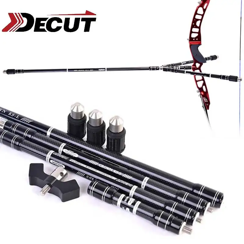 

CROWN Recurve Compound Bow Carbon Fiber Stabilizer System Make Bow Arrow Stabilize Hunting Shooting Skill Competition Sport