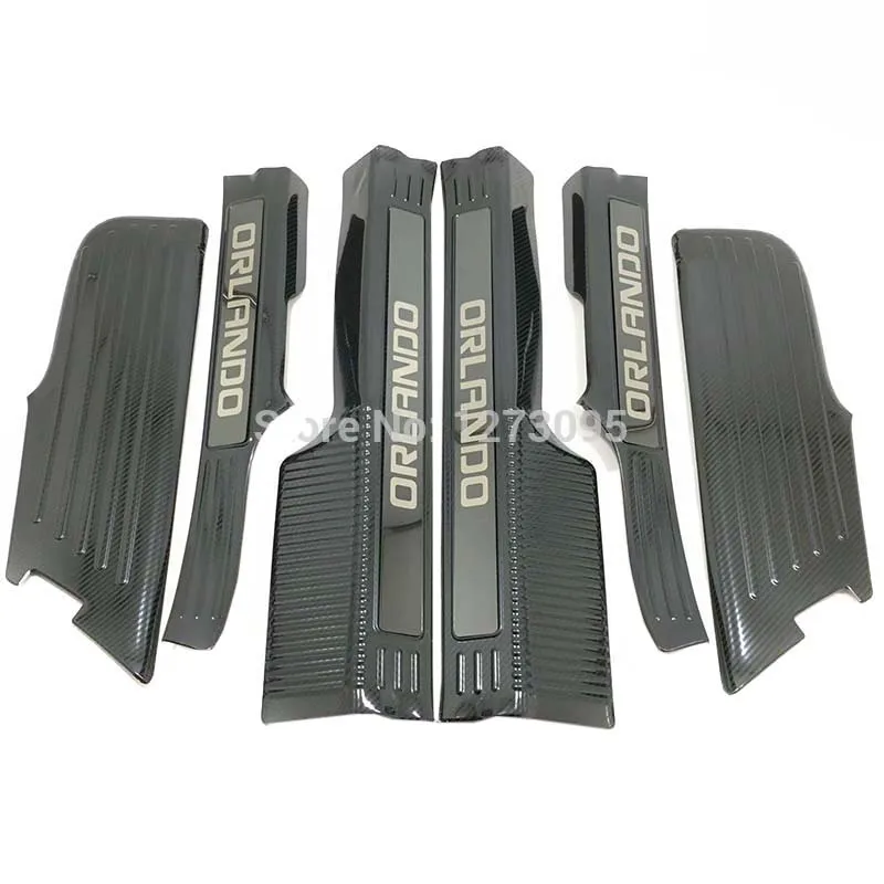 For Chevrolet Orlando 2018 Stainless Interior Scuff Plate