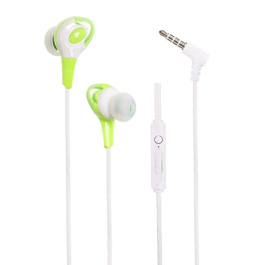 New PVC Memory Wire Earbud Stereo Sport In-Ear 115cm/45.28inch (In Ear) Only Gym Casual Double Earphones | Электроника