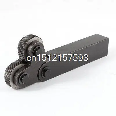 

26mm Dia Dual Wheels 2.0mm Pitch Linear Knurl Knurling Tool