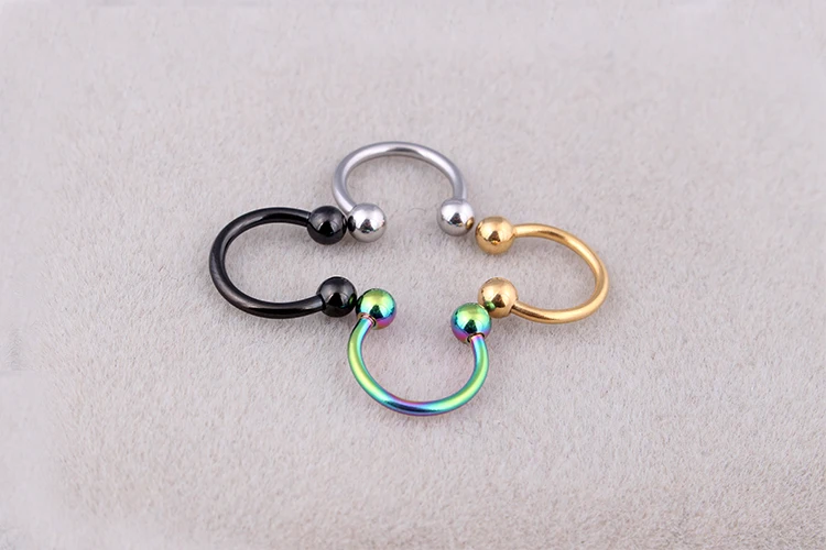 

Fashion Small Earring Silver Gold Stainless Steel Ear Piercing Jewelry