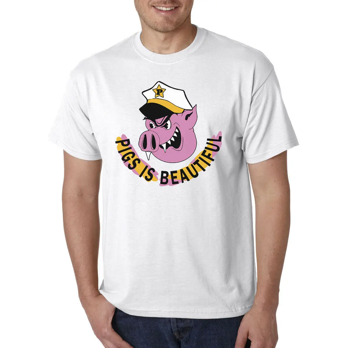 PIGS IS красивая футболка/Captain spaulding Хэллоуин ужас Фильм стиль Tee2019 модный бренд 100%
