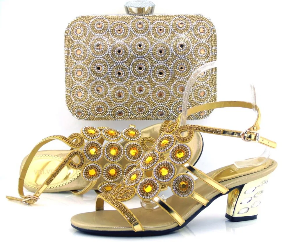Free shipping newest design font b woman b font Italian fashion shoe and bag to match