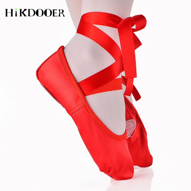 

2019 Ballet Dance Shoes For Girls Ballet Dance Dancing Shoes Pointe For Children Kids Girls Women,According The CM To Buy