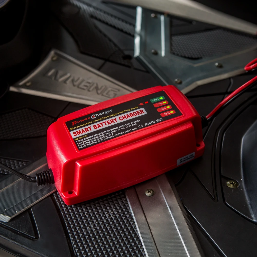 Waterproof 12V 5A Car Battery Charger Maintainer & Desulfator Smart Battery Charger for AGM GEL WET Batteries EU/AU/UK/US Plug