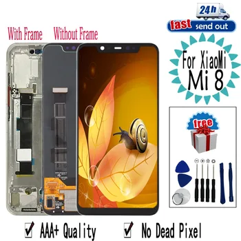 

6.21" LCD For XIAOMI Mi 8 Mi8 M8 Explorer LCD Display Mi8 M8 Touch Screen Tested Digitizer Assembly With Frame