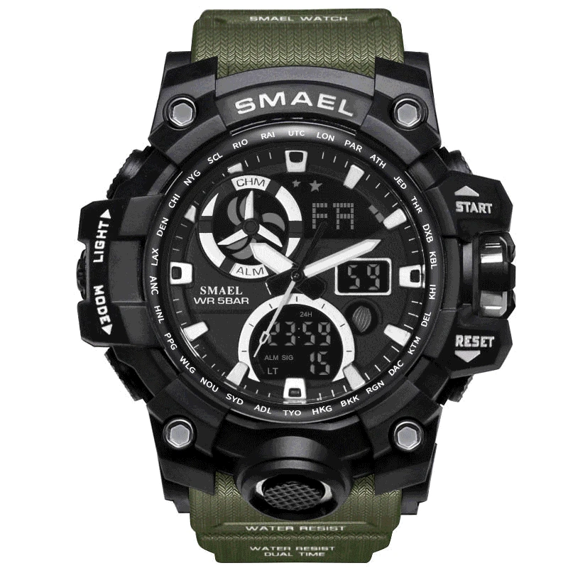 watch men waterproof sport fitness activity SMAEL Men Sport Watch Dual Display Analog Digital LED Electronic Wrist Watches #XTN watch men waterproof sport fitness activity SMAEL Men Sport Watch Dual Display Analog Digital LED Electronic Wrist Watches #XTN