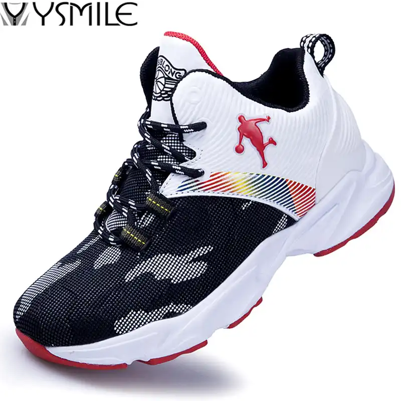 Zapatos de baloncesto para niños, zapatillas antideslizantes suaves de alta  calidad, deportivas Unisex para niñas y niños, baloncesto de entrenador para  niño al aire libre|Calzado de baloncesto| - AliExpress