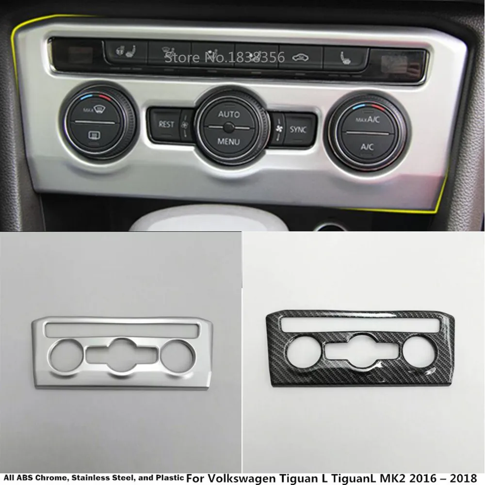 Хромированная консоль из АБС-пластика для VW Volkswagen Tiguan L TiguanL MK2 2016 2017 2018 2019 2020