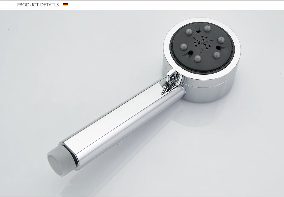 LEDEME Handhead Насадки для душа 5-Функция круглый Насадки для душа ABS Пластик экономии воды ручным Насадки для душа Bathrooom замены M99